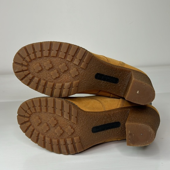 Timberland 🧡 Earthkeepers Women's Workboot Style Chunky High Heel Boot Shoes - Picture 6 of 16